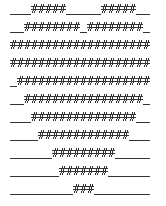 Die schönsten ASCII Bilder.